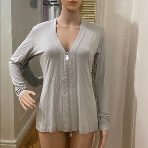 Anatomie Light Gray Italian Top